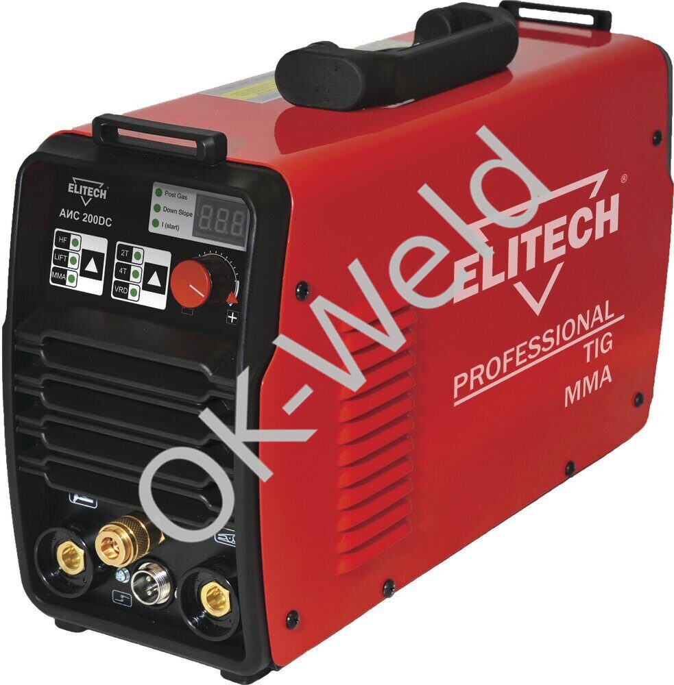 Сварочный инвертор TIG Elitech АИС 200DC